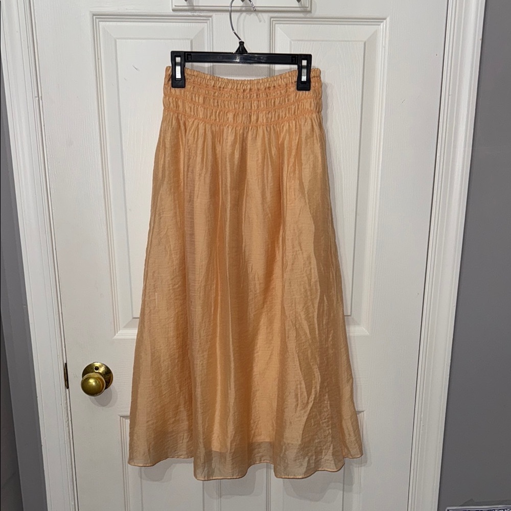 Midi Vince Peach Skirt